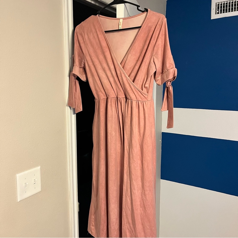 Blush pink dress